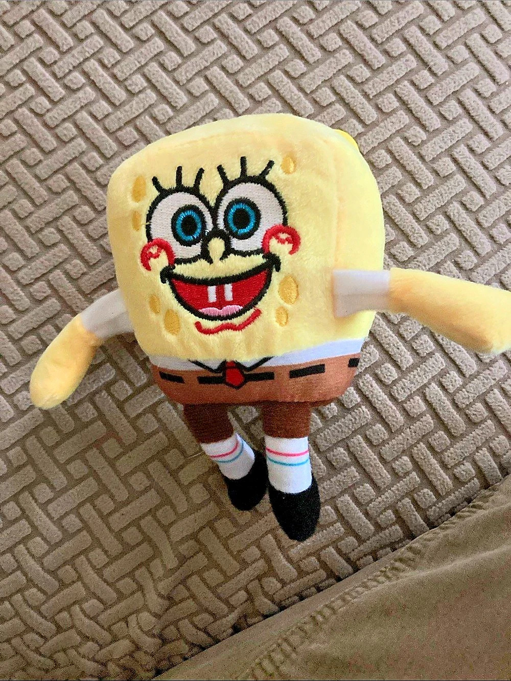 SpongeBob SquarePants, Snoopy, and white plush toy assortment Plush Toy Lot